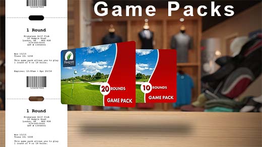 Golfer Check-in Game Packs